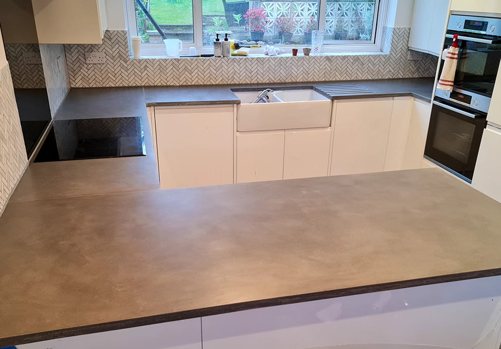 Concrete worktops - available in all colours, sizes and shapes